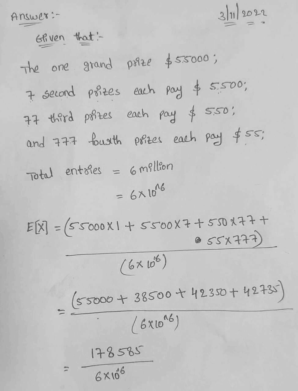 Probability homework question answer, step 1, image 1