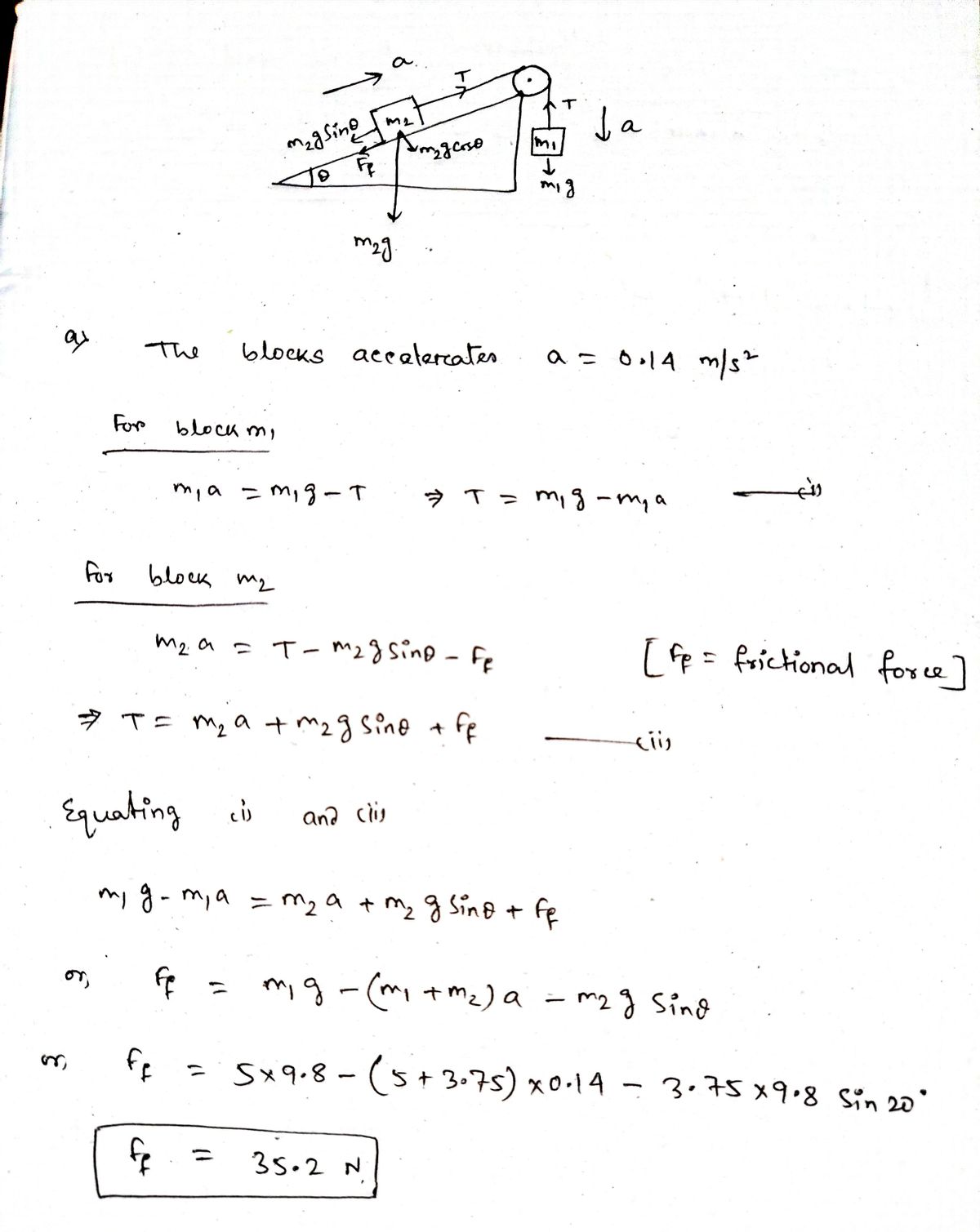 Physics homework question answer, step 1, image 1