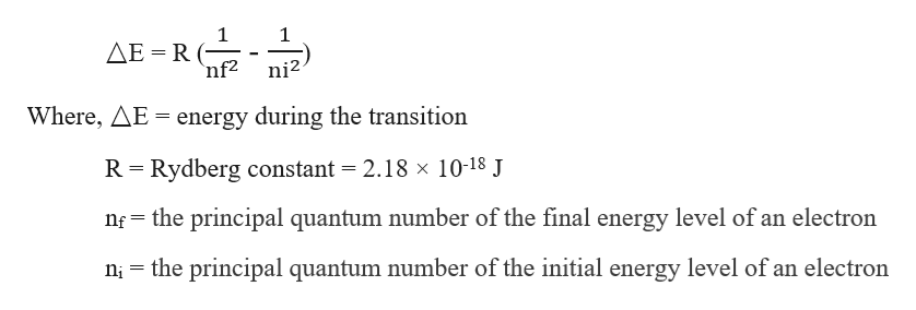 rydberg equation calculator