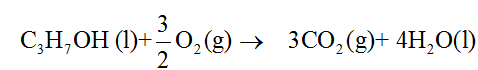 Answered: The combustion of 2.295 g of propanol… | bartleby