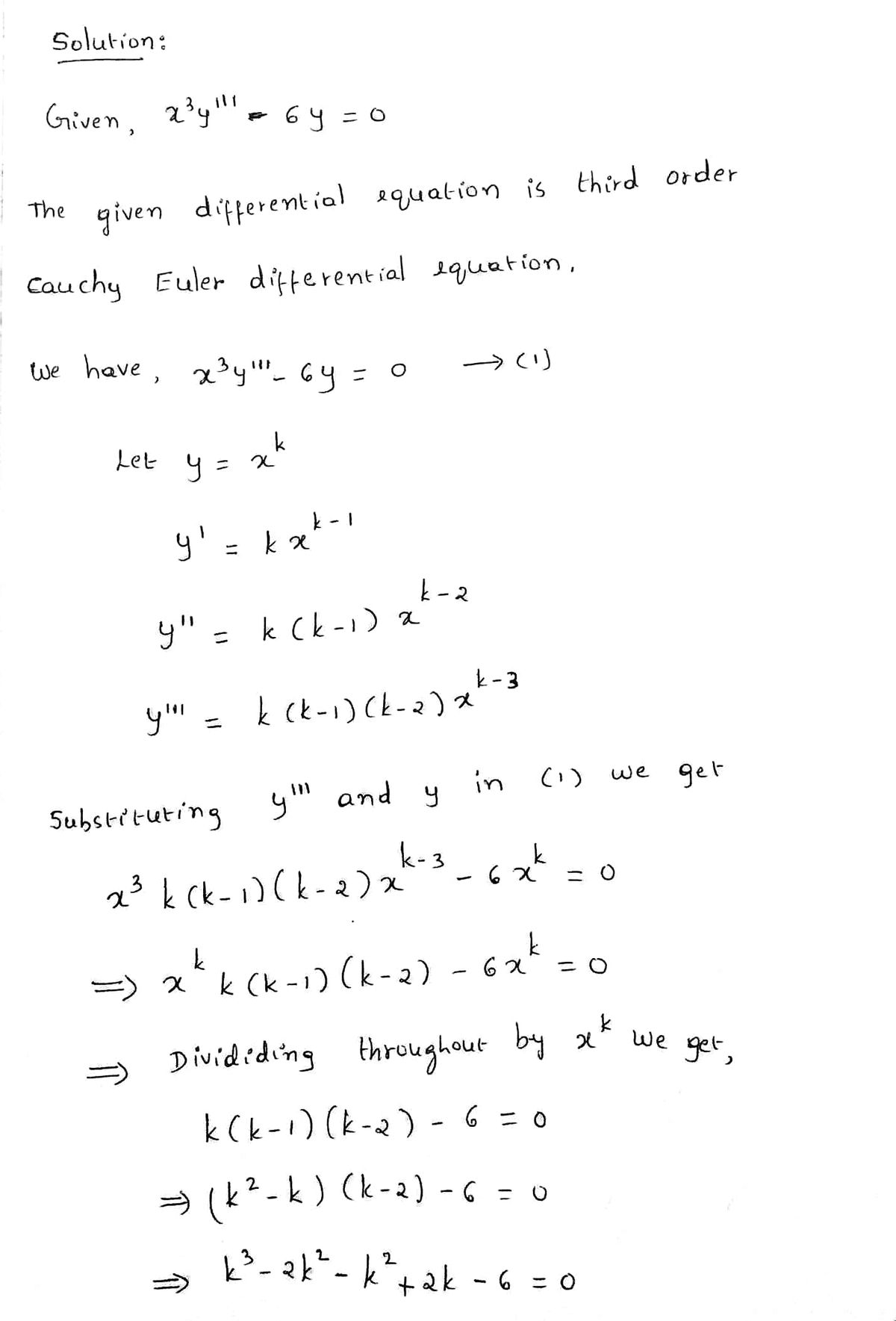 Advanced Math homework question answer, step 1, image 1