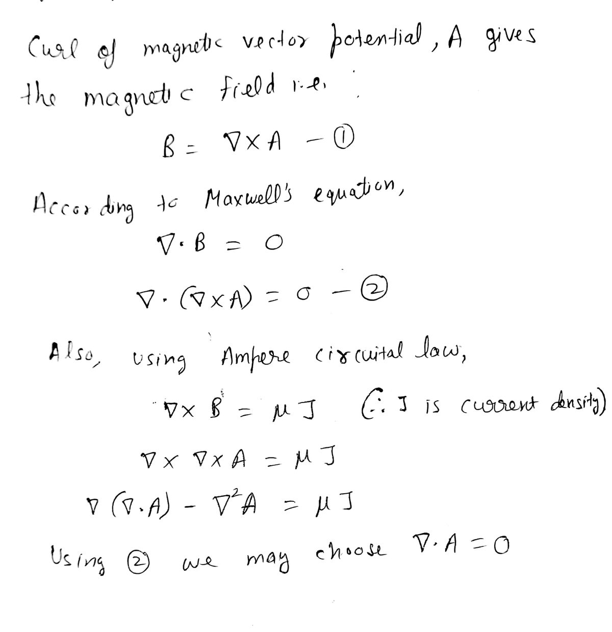 Maxwell's equations homework help