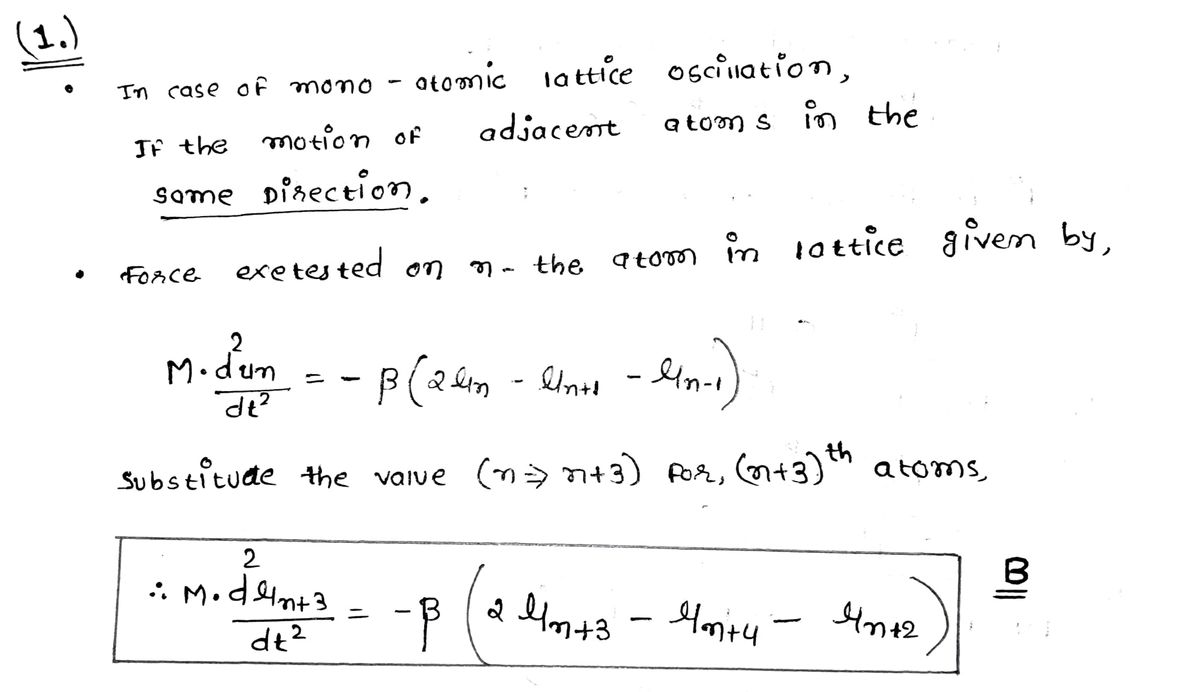 Physics homework question answer, step 1, image 1