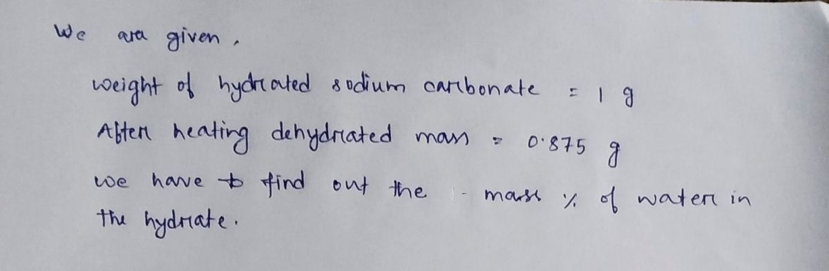 Chemistry homework question answer, step 1, image 1