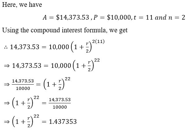 Answered: solve the compound interest formula for… | bartleby