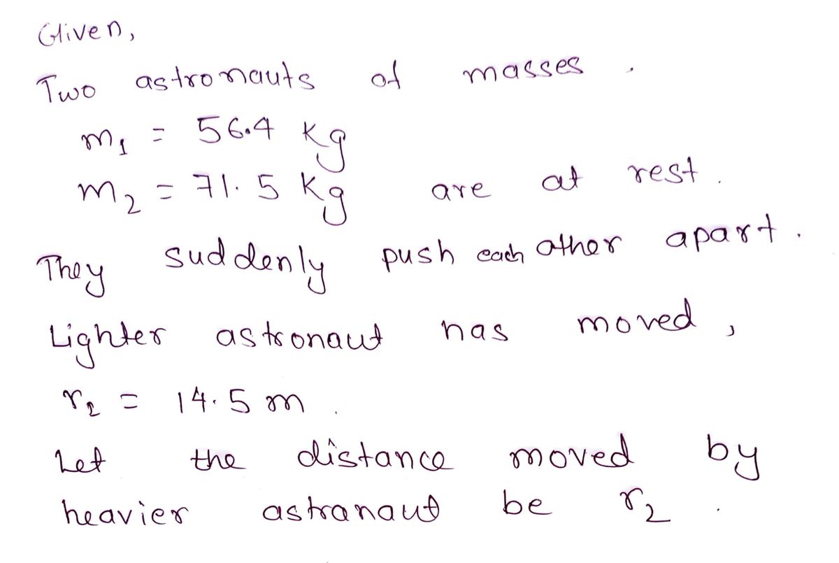 Physics homework question answer, step 1, image 1