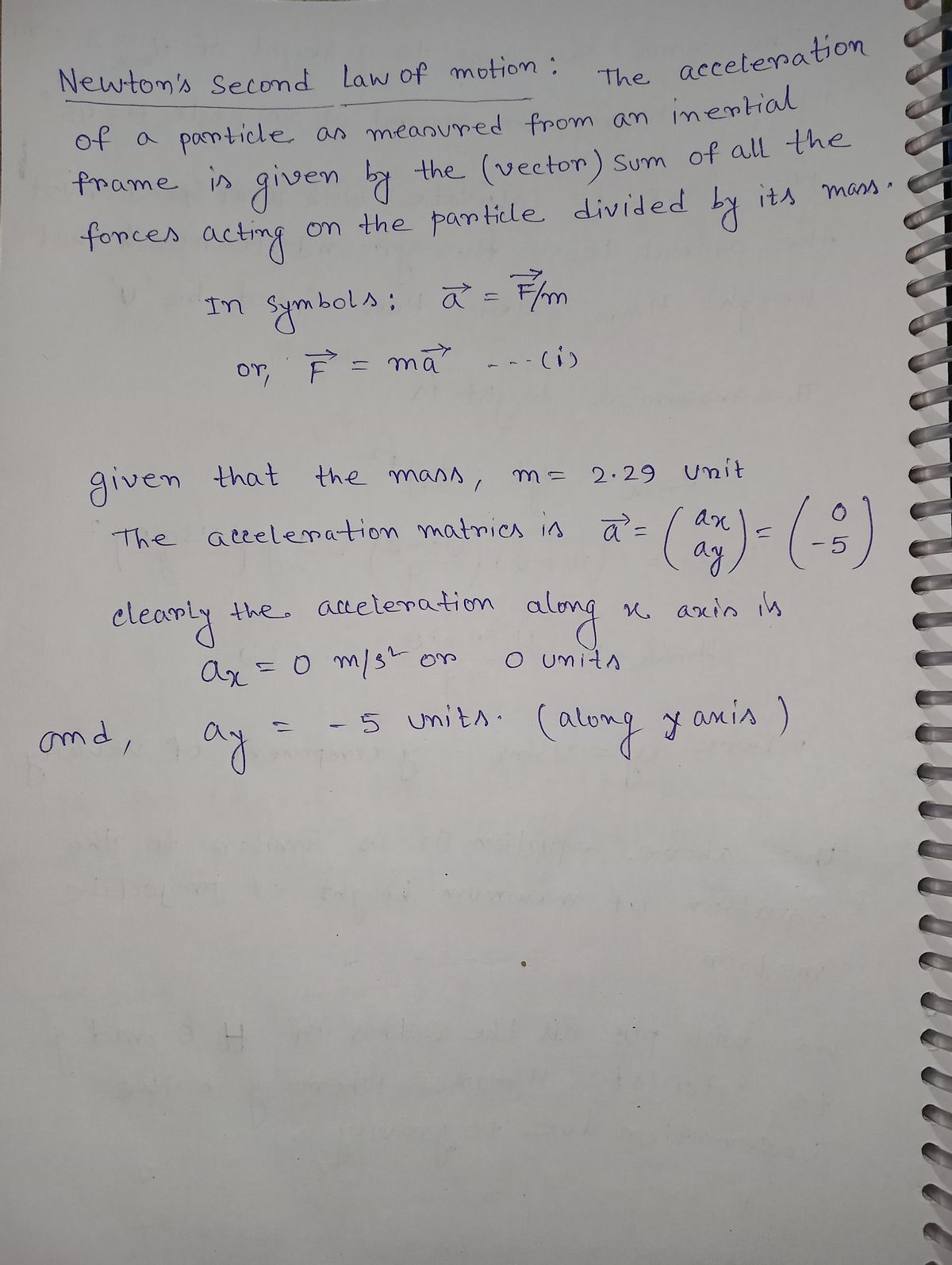 Physics homework question answer, step 1, image 1