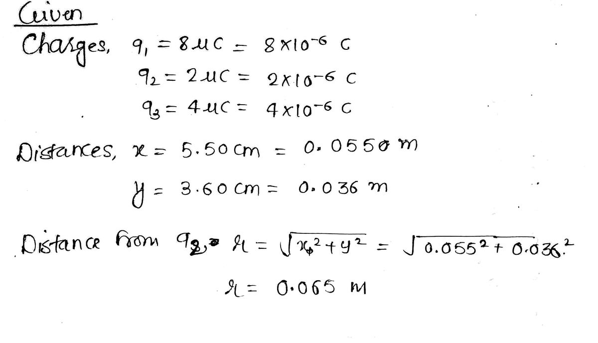 Physics homework question answer, step 1, image 1