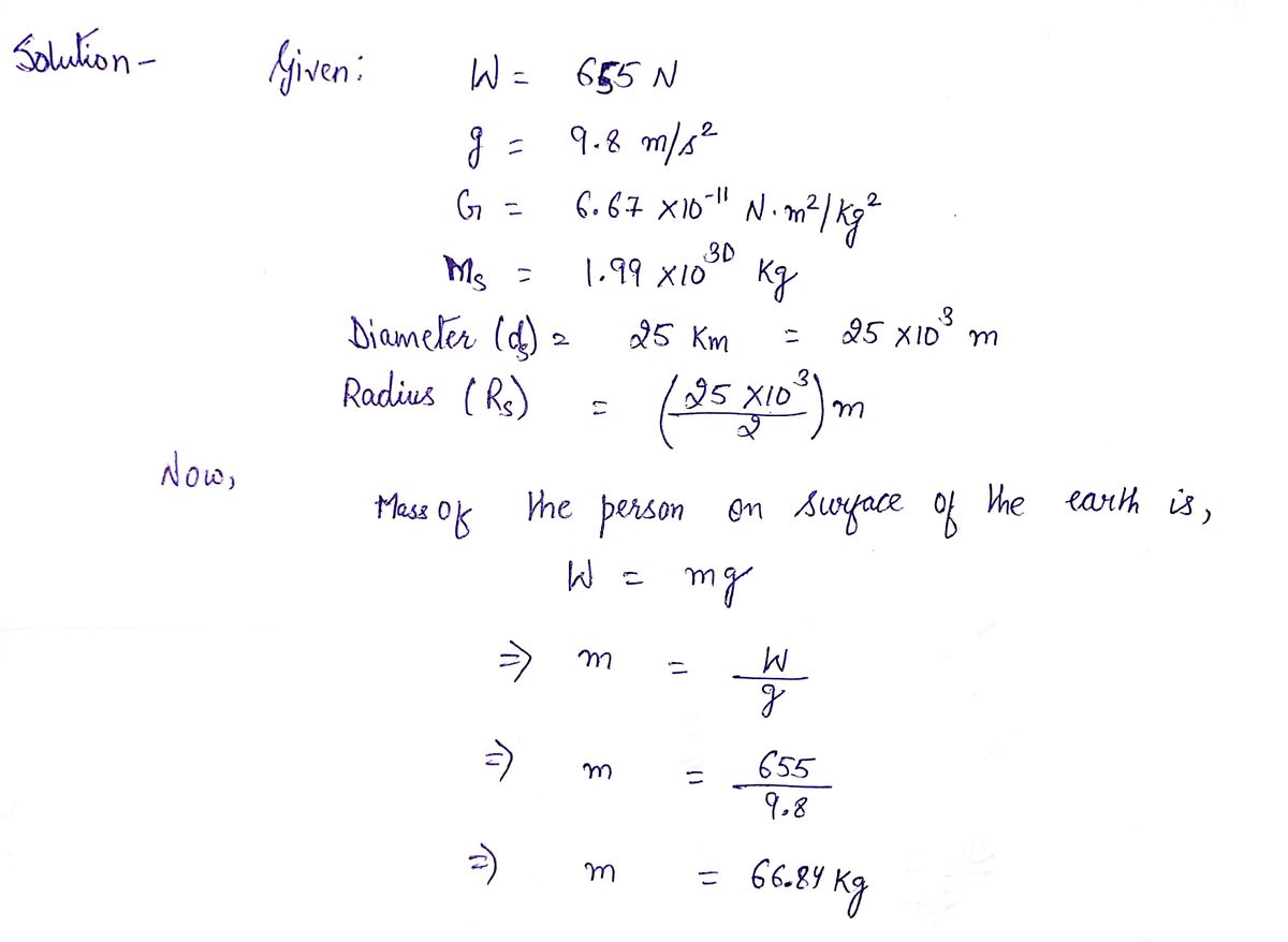 Physics homework question answer, step 1, image 1