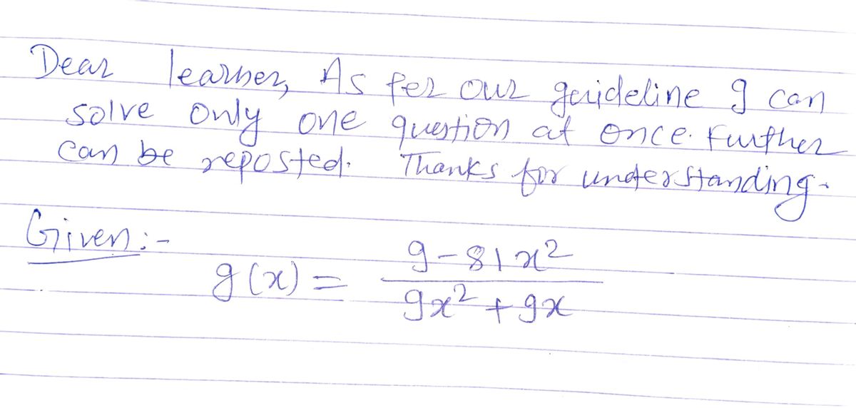 Calculus homework question answer, step 1, image 1