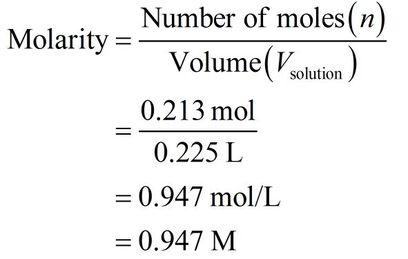 Answered "Determine the molarity of a solution… bartleby