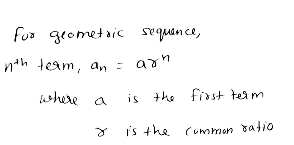 Answered: Find the eighth term of the geometric… | bartleby