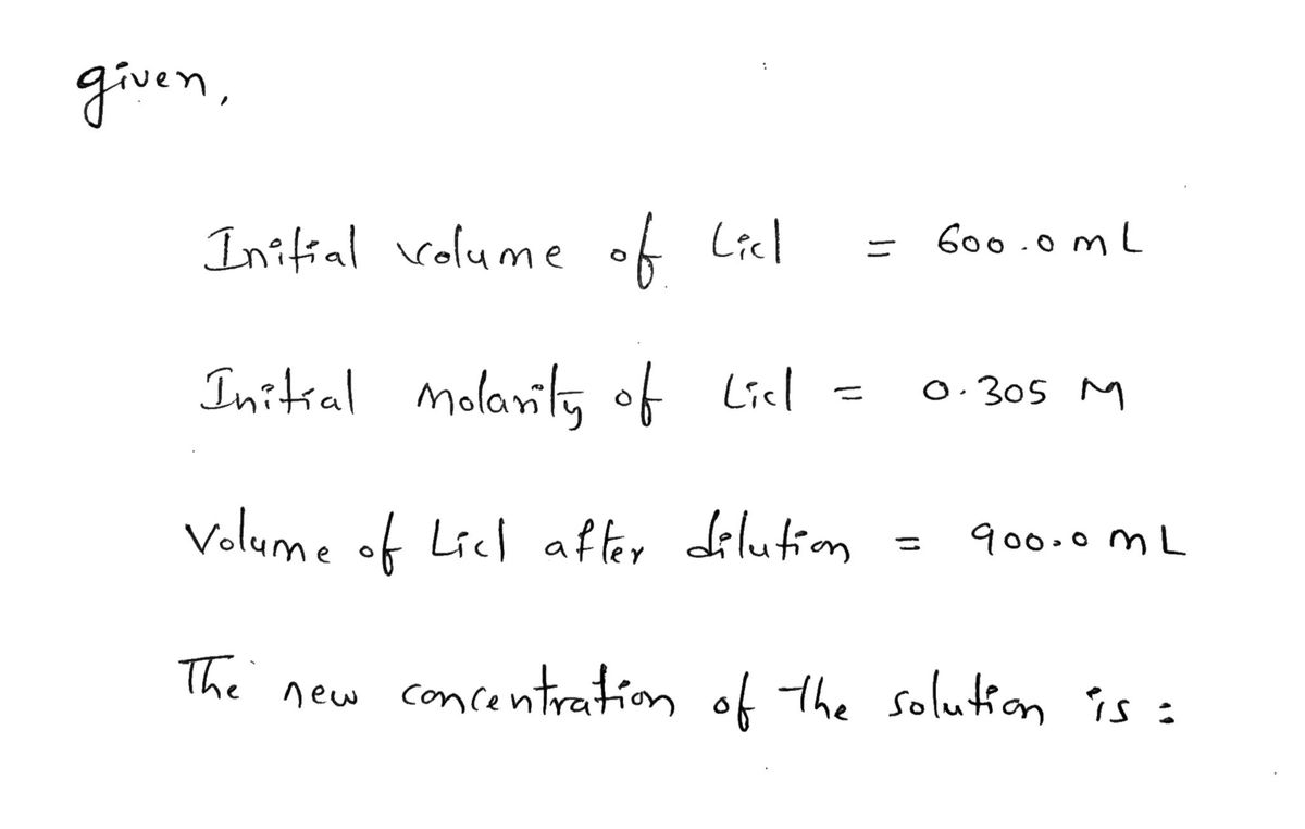 Chemistry homework question answer, step 1, image 1