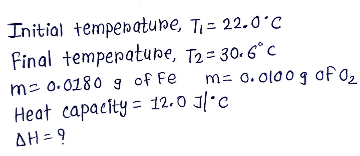 Chemistry homework question answer, step 1, image 1