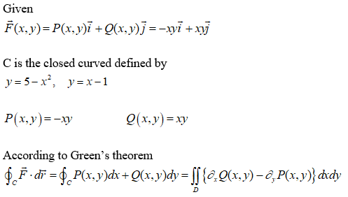 Answered Verify Green S Theorem F Dr P R U Bartleby