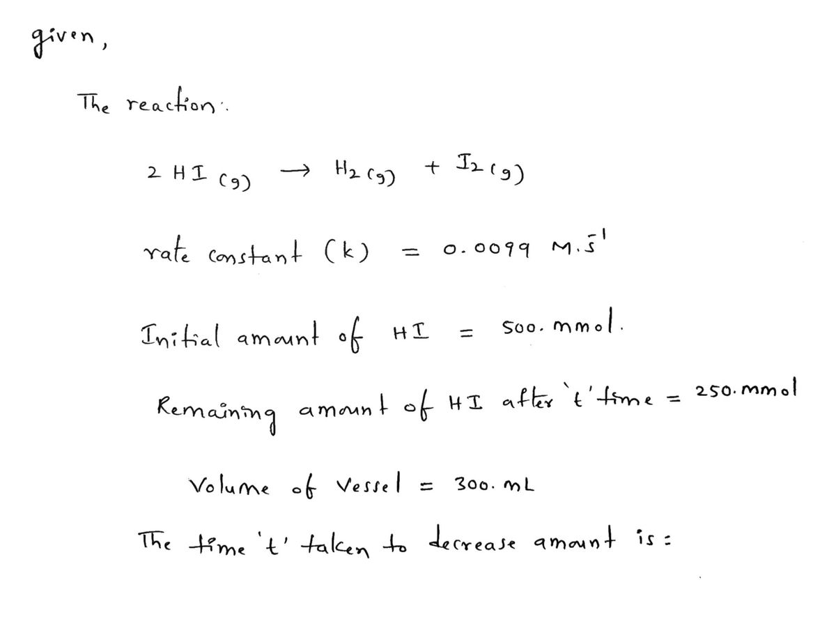 Chemistry homework question answer, step 1, image 1