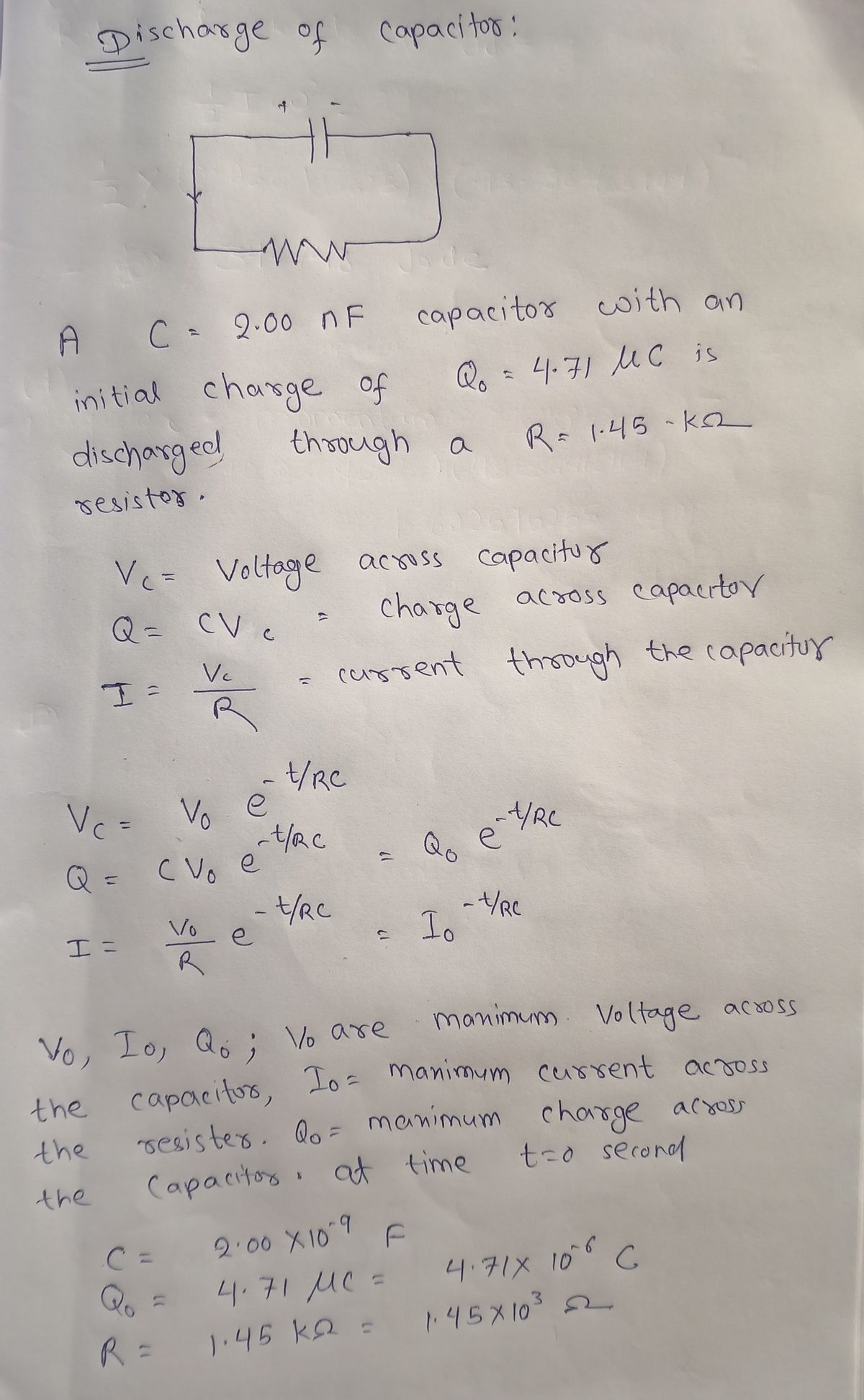 Physics homework question answer, step 1, image 1