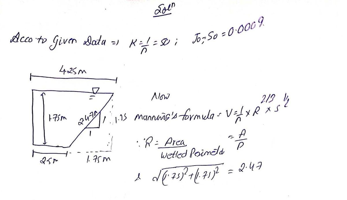 Civil Engineering homework question answer, step 1, image 1