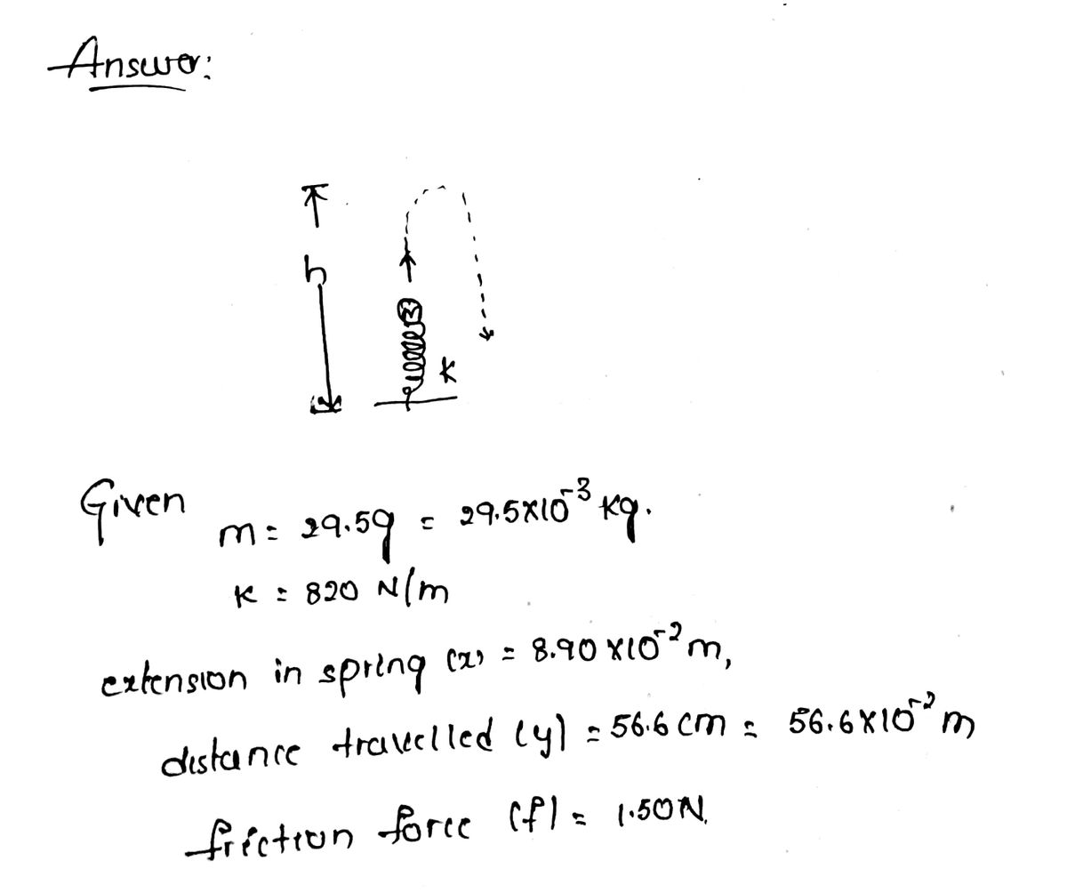 Physics homework question answer, step 1, image 1