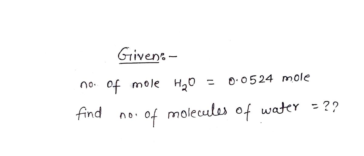 Chemistry homework question answer, step 1, image 1