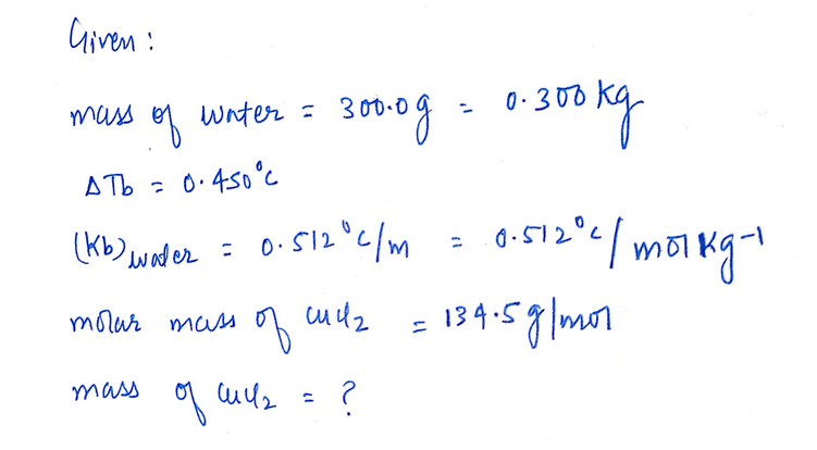 Chemistry homework question answer, step 1, image 1