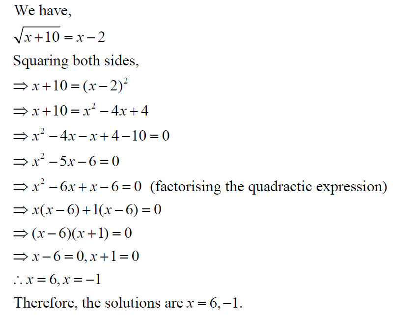 Answered Solve And Check All Proposed Solutions Bartleby