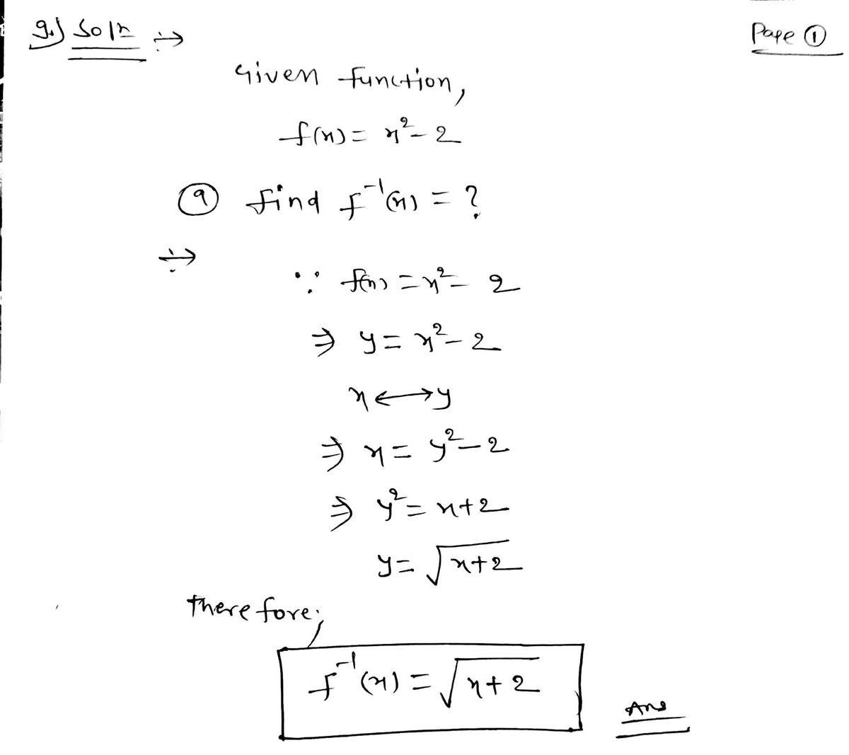 Calculus homework question answer, step 1, image 1