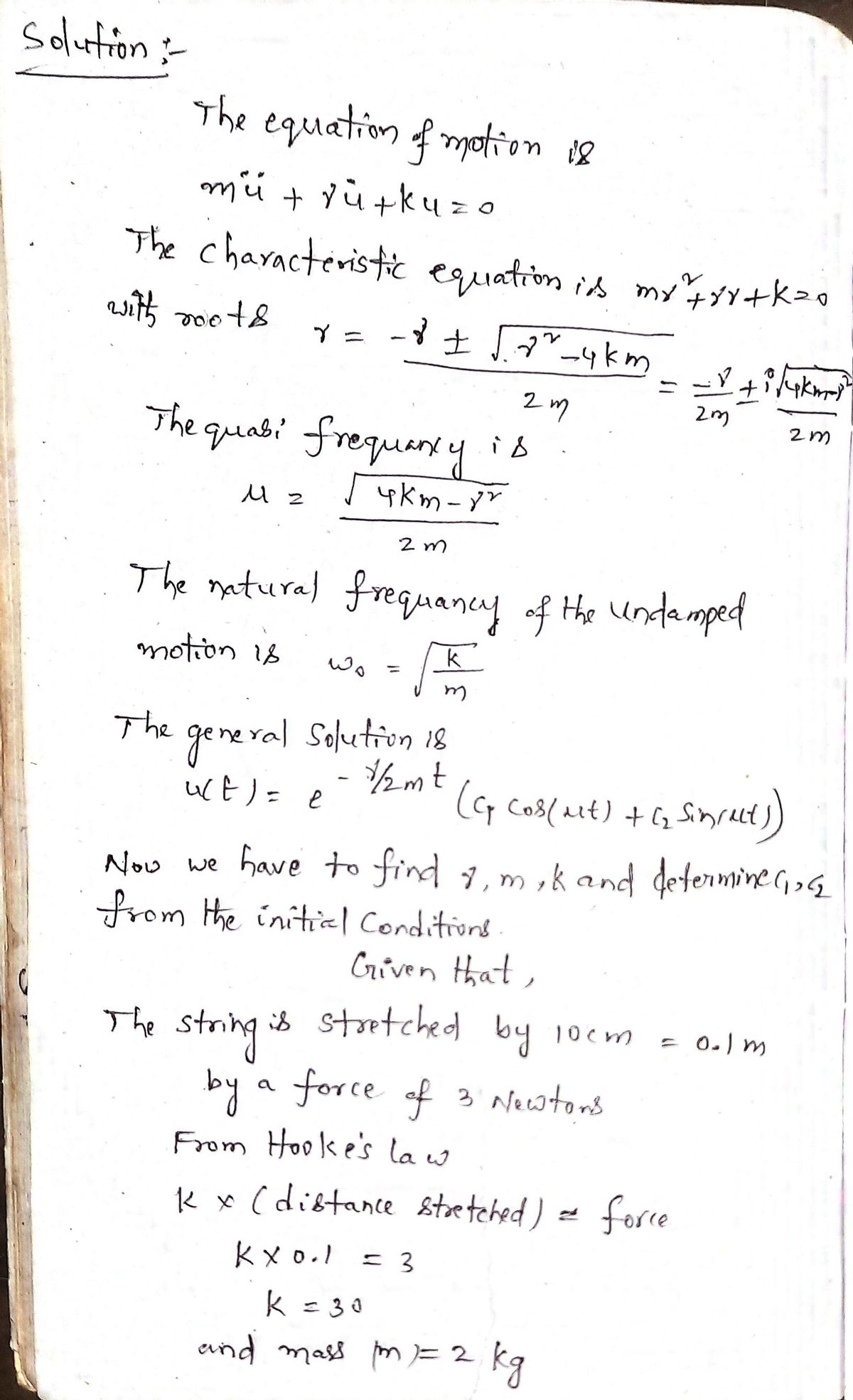 Advanced Physics homework question answer, step 1, image 1