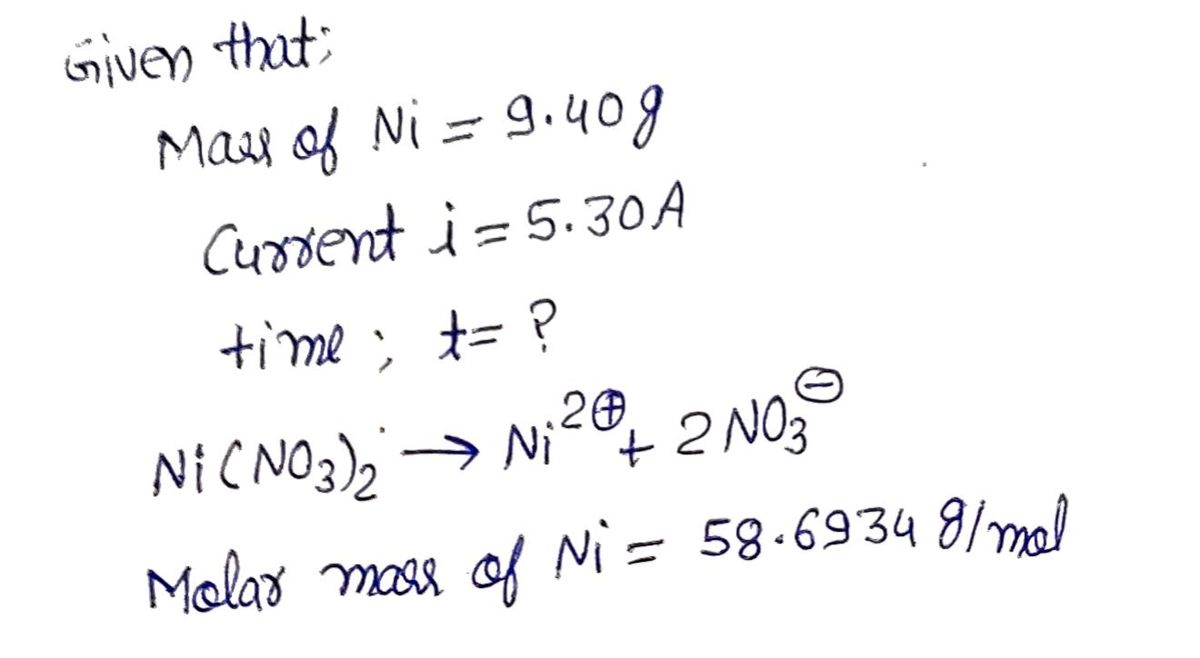 Chemistry homework question answer, step 1, image 1