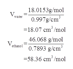 molar mass of ethanol