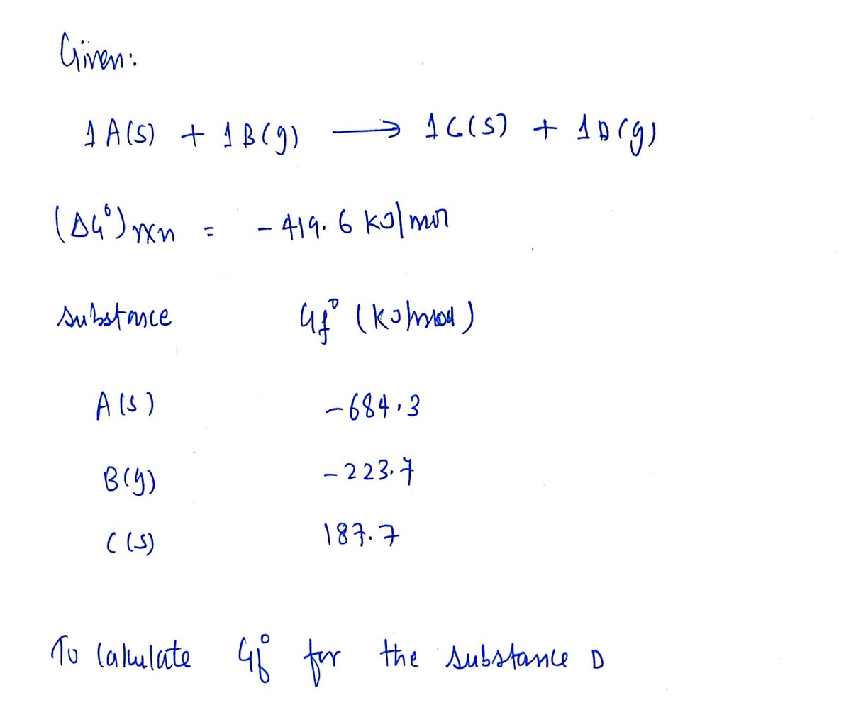 Chemistry homework question answer, step 1, image 1