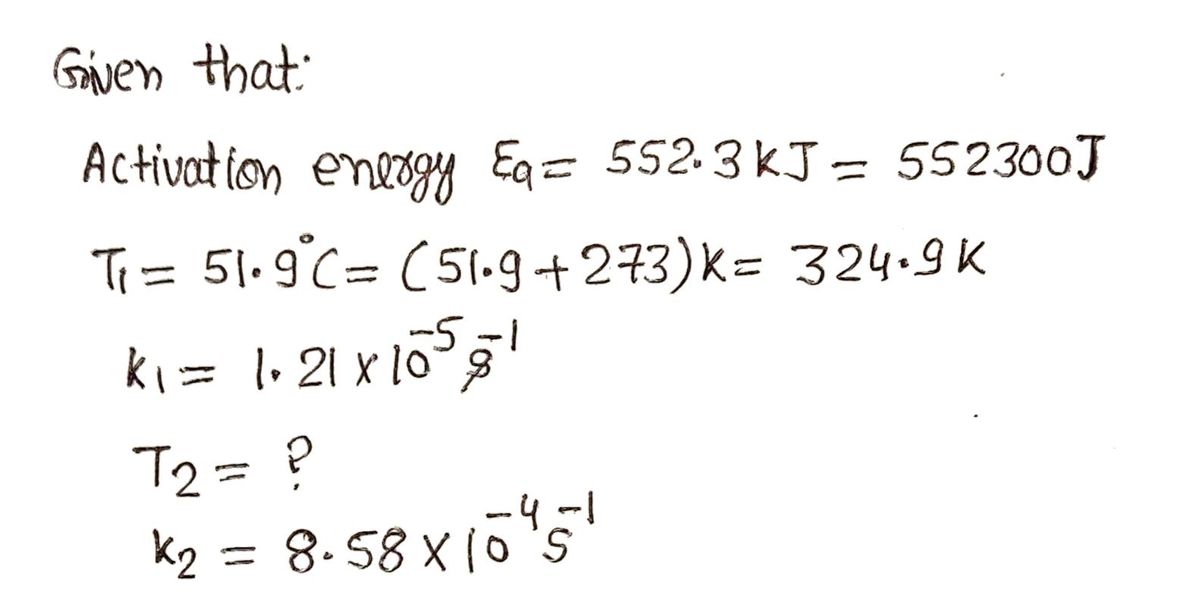 Chemistry homework question answer, step 1, image 1