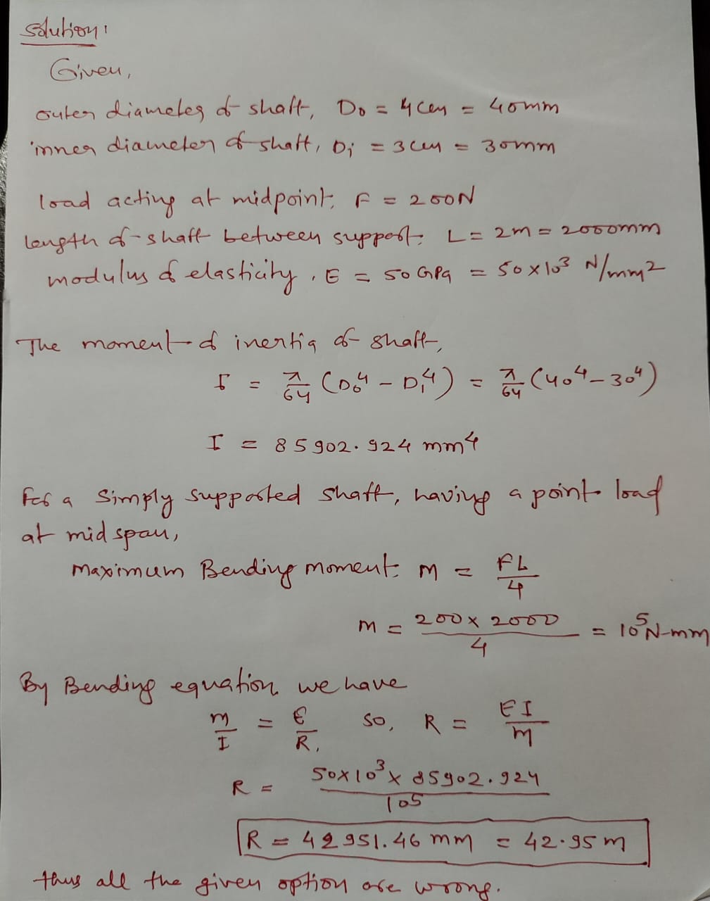 Mechanical Engineering homework question answer, step 1, image 1