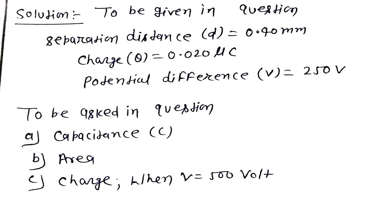 Physics homework question answer, step 1, image 1