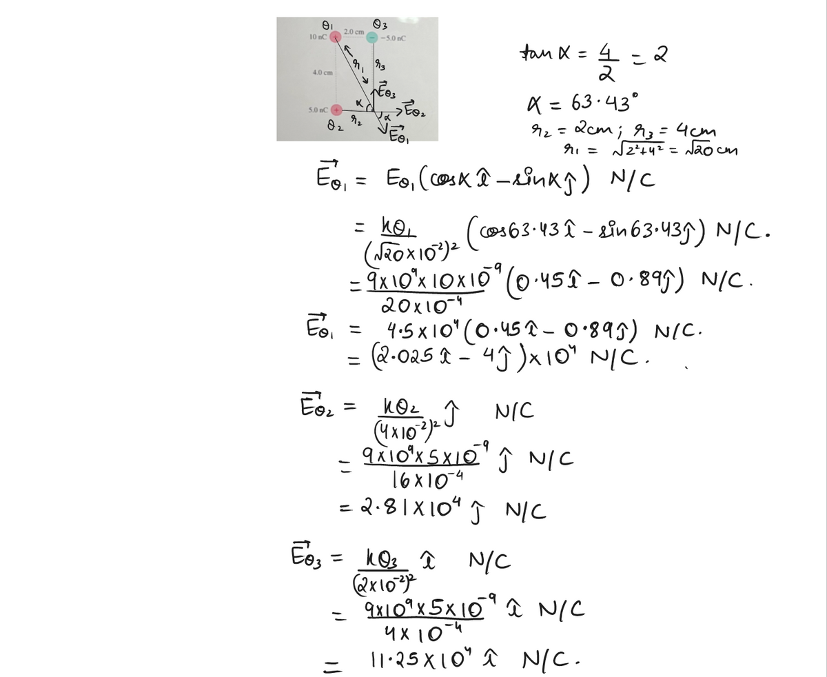 Physics homework question answer, step 1, image 1