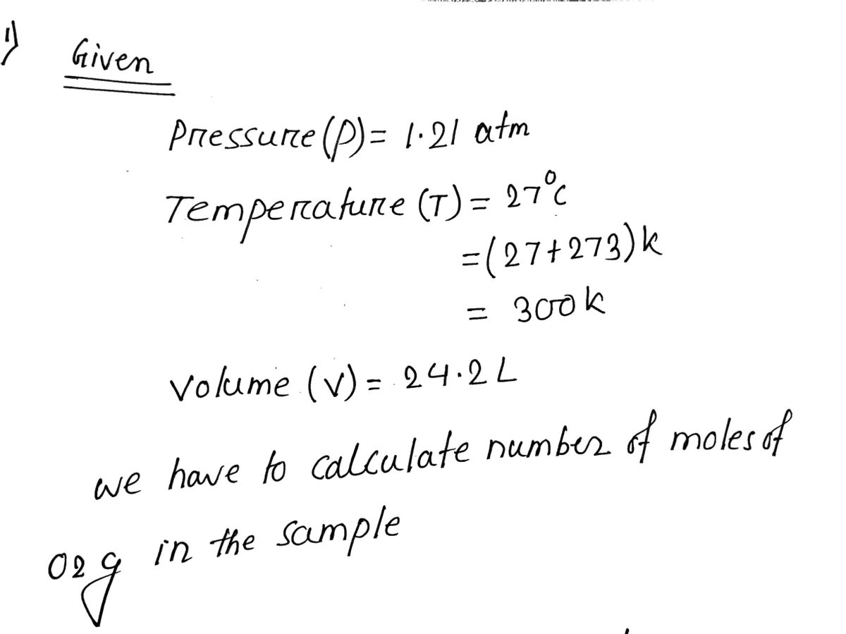 Chemistry homework question answer, step 1, image 1