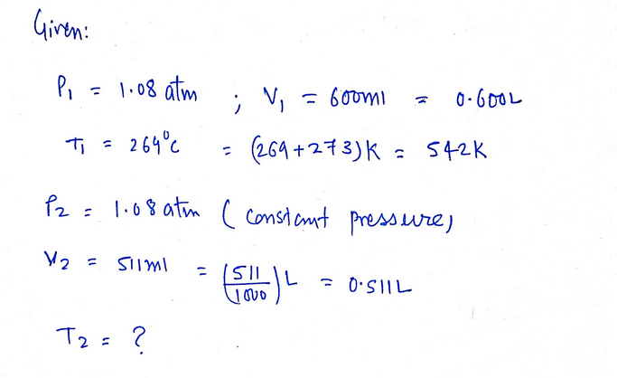 Chemistry homework question answer, step 1, image 1