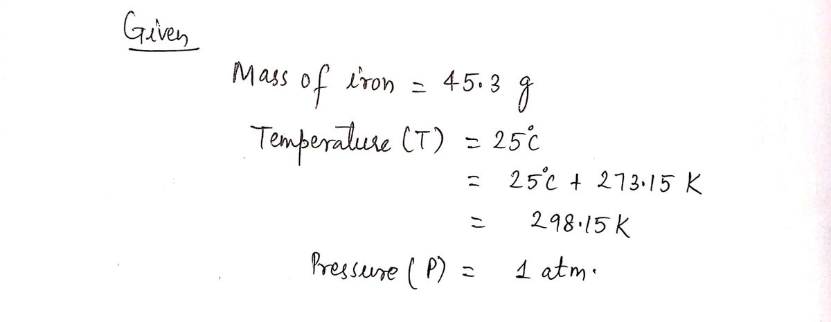 Chemistry homework question answer, step 1, image 1