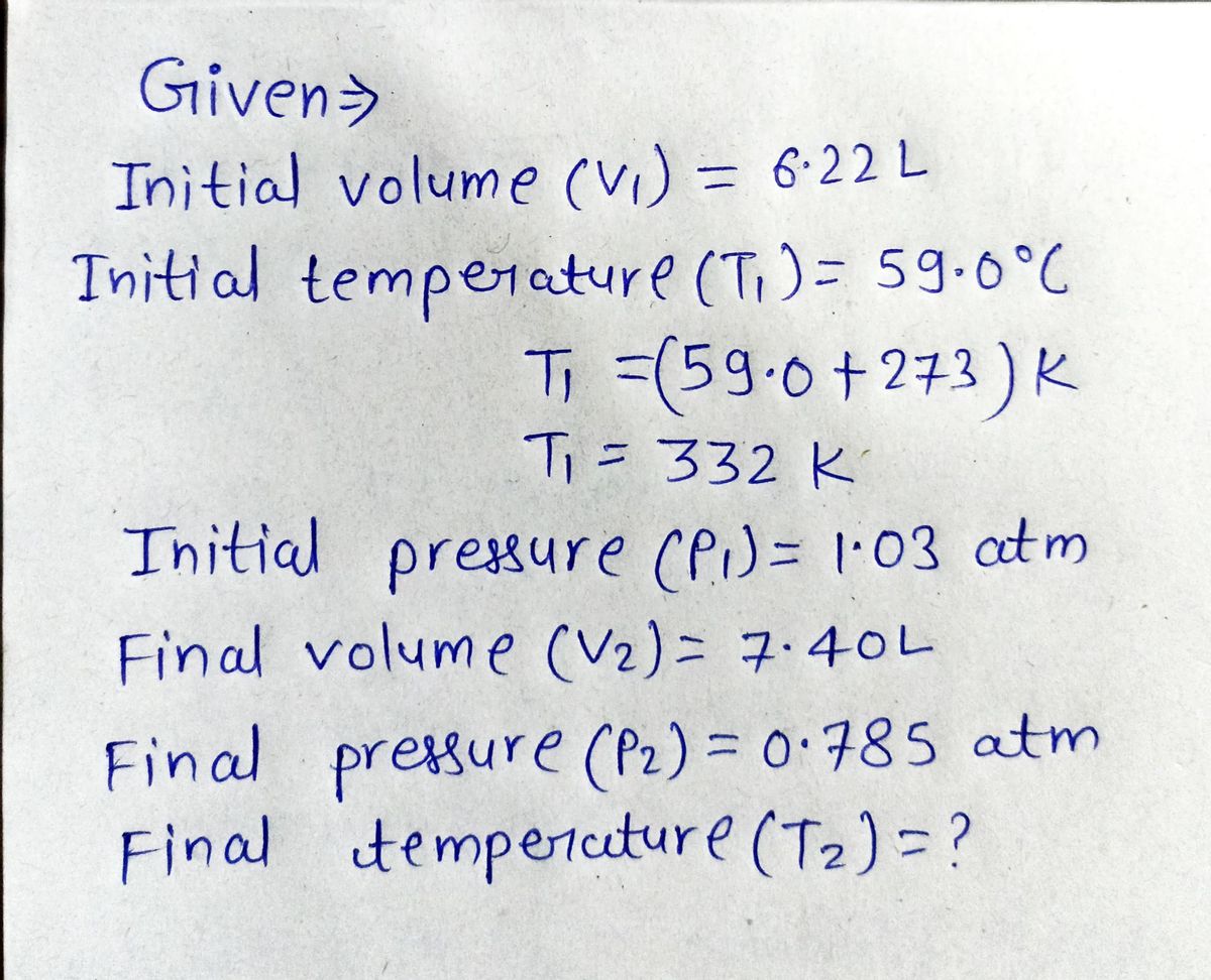 Chemistry homework question answer, step 1, image 1