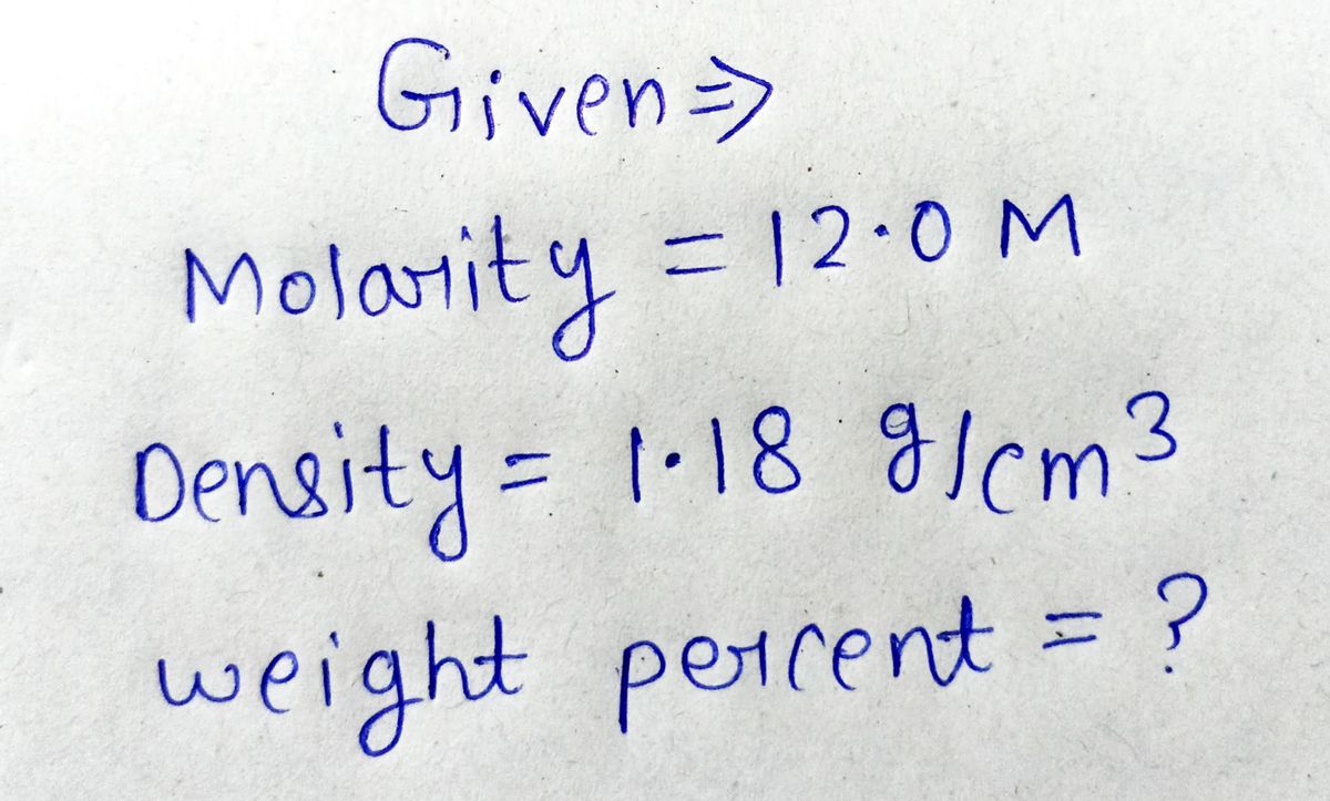 Chemistry homework question answer, step 1, image 1