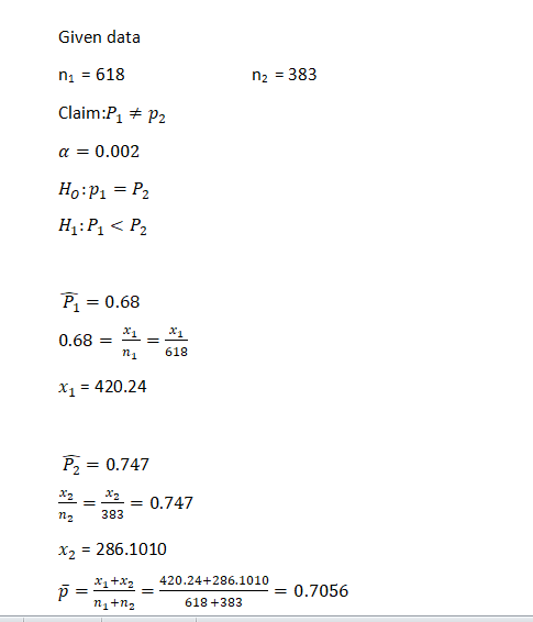 Statistics homework question answer, step 1, image 1