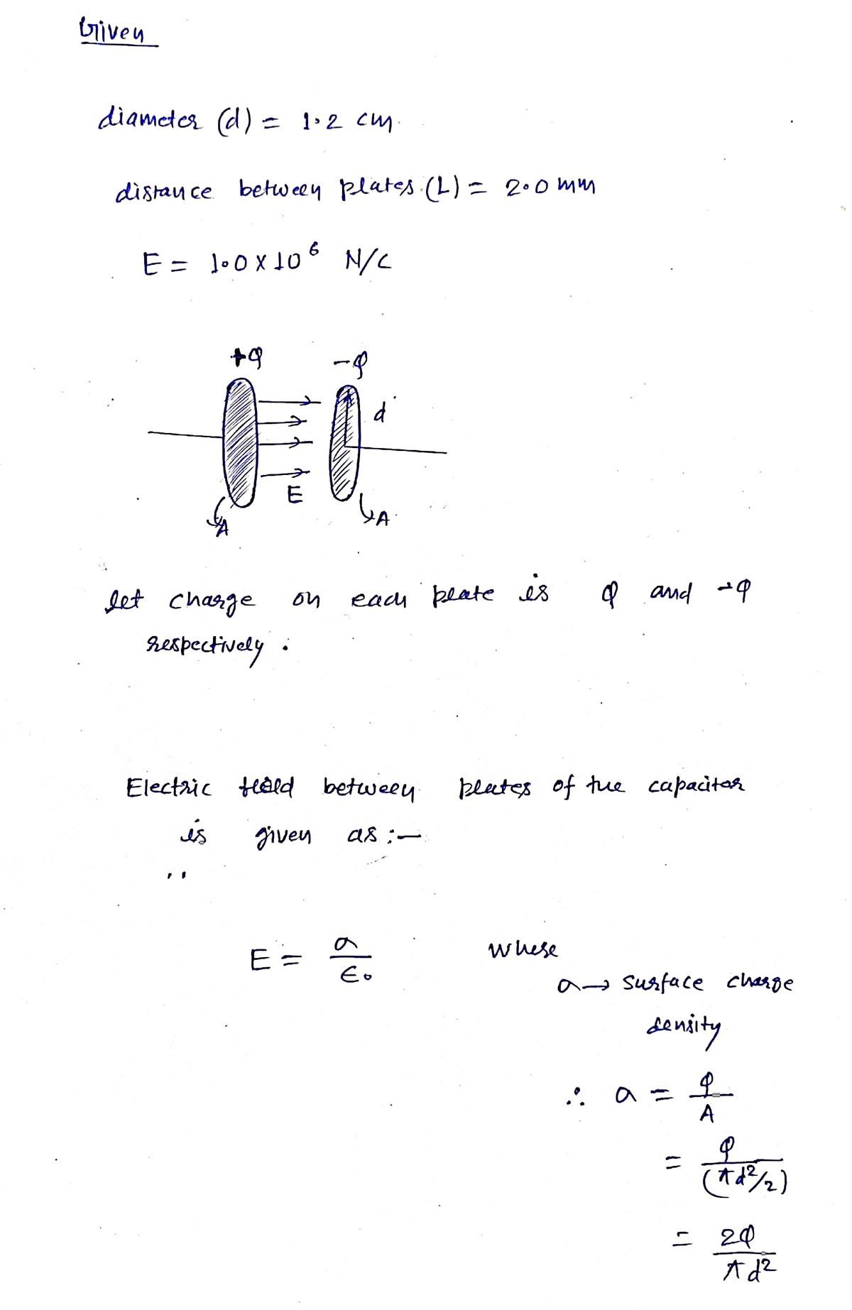 Physics homework question answer, step 1, image 1