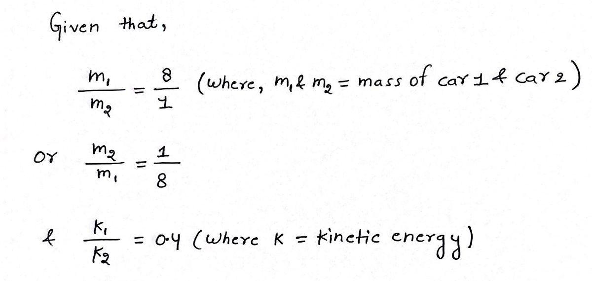 Physics homework question answer, step 1, image 1