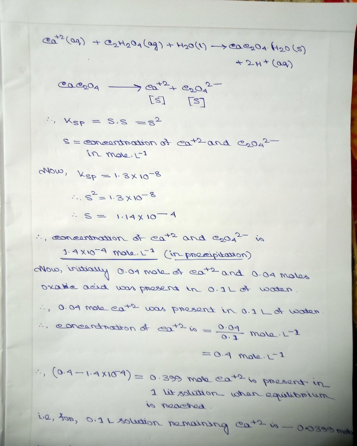 Chemistry homework question answer, step 1, image 1