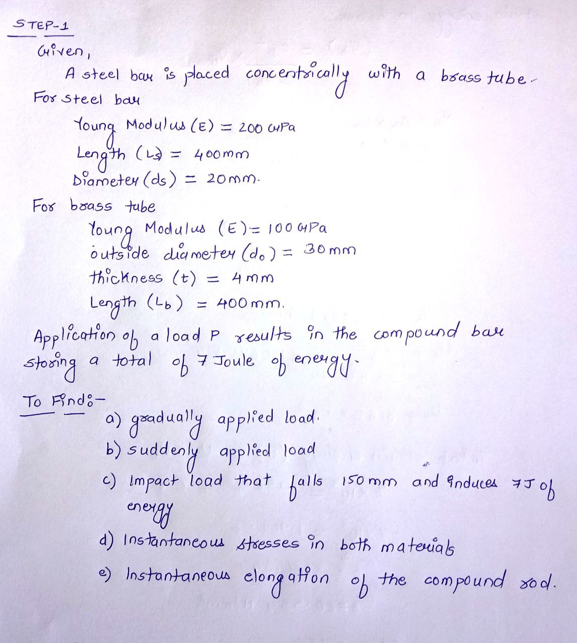 Mechanical Engineering homework question answer, step 1, image 1