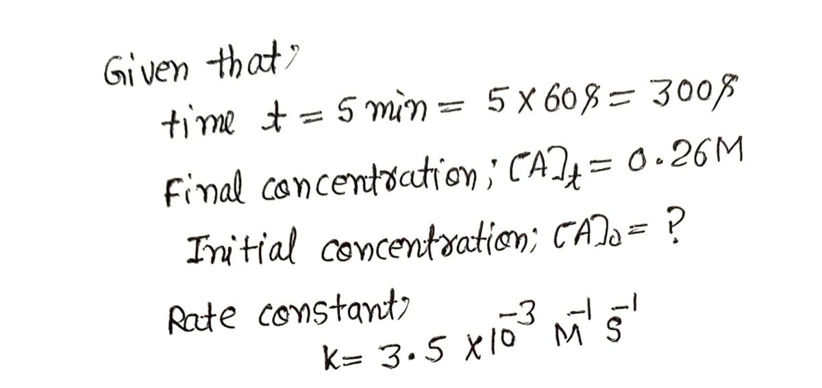 Chemistry homework question answer, step 1, image 1