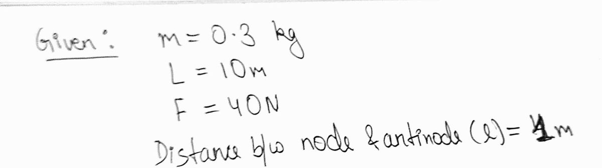 Physics homework question answer, step 1, image 1