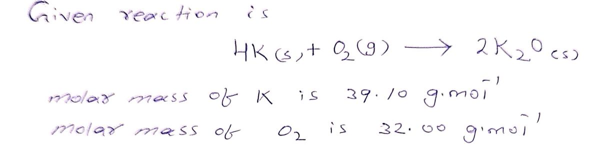 Chemistry homework question answer, step 1, image 1