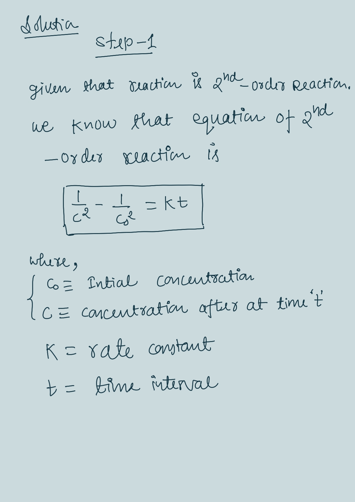 Chemistry homework question answer, step 1, image 1