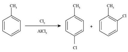 toluene acid ortho chlorobenzoic meta propose starting step para syntheses synthesis